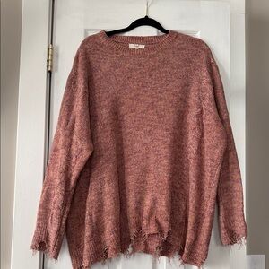 Easel Warm-Toned Knit Sweater